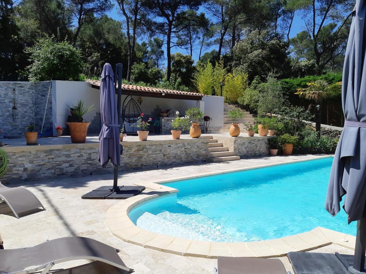 Villa La Licorne Piscine Privee, Jacuzzi, Massages, Tennis, Golf A 9Km Belcodene Buitenkant foto