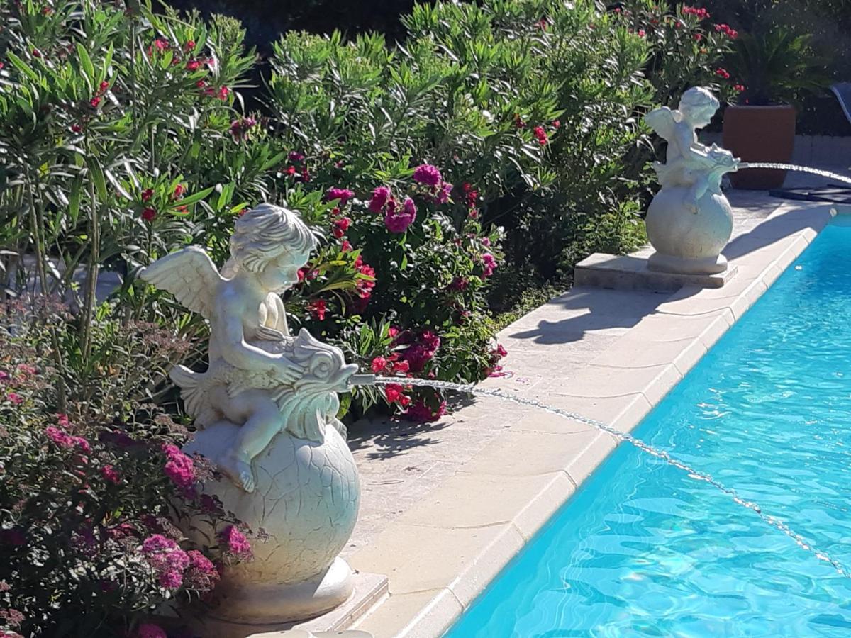 Villa La Licorne Piscine Privee, Jacuzzi, Massages, Tennis, Golf A 9Km Belcodene Buitenkant foto