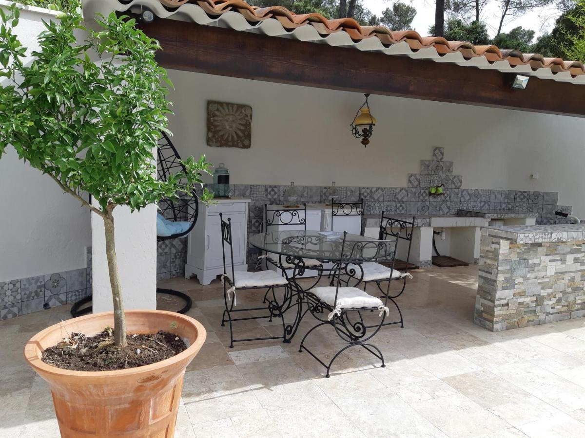 Villa La Licorne Piscine Privee, Jacuzzi, Massages, Tennis, Golf A 9Km Belcodene Buitenkant foto