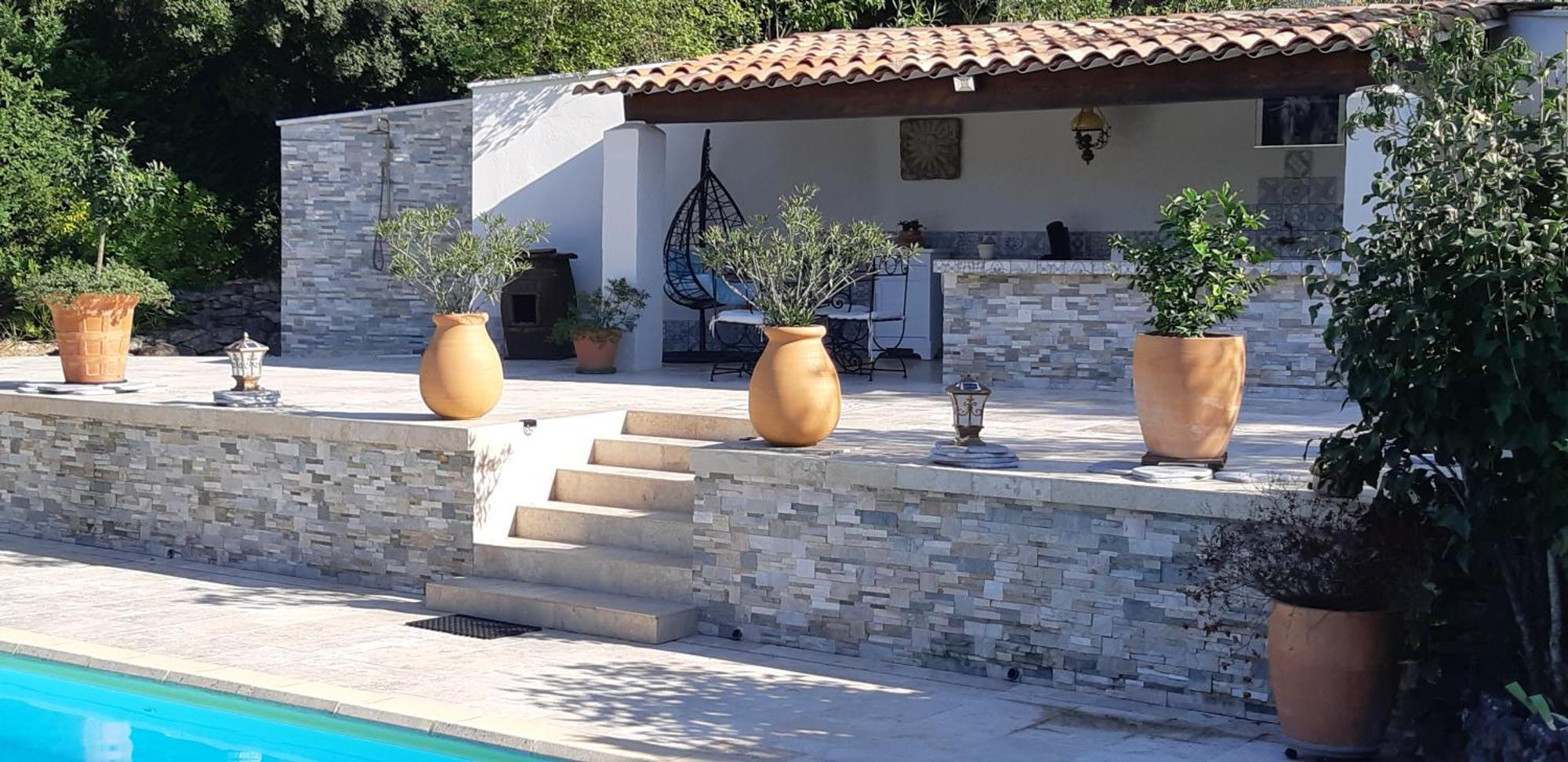 Villa La Licorne Piscine Privee, Jacuzzi, Massages, Tennis, Golf A 9Km Belcodene Buitenkant foto